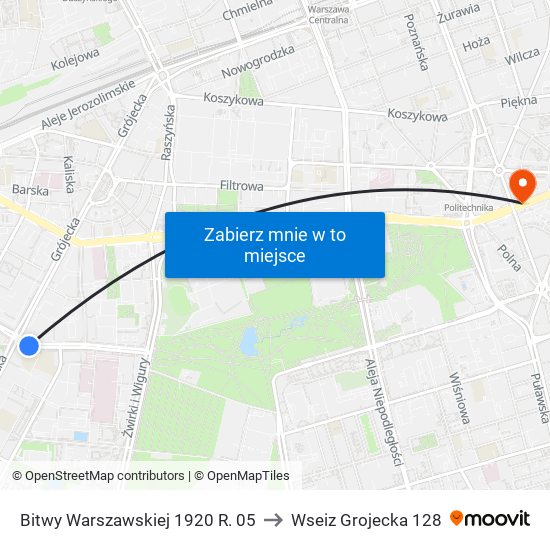 Bitwy Warszawskiej 1920 R. 05 to Wseiz Grojecka 128 map