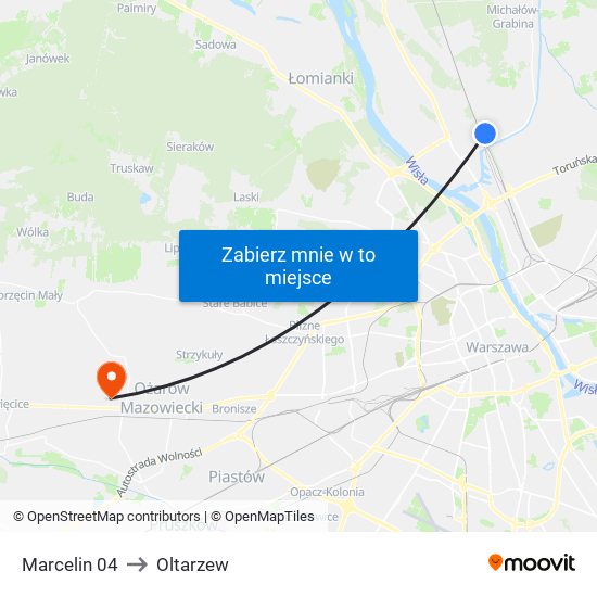 Marcelin 04 to Oltarzew map