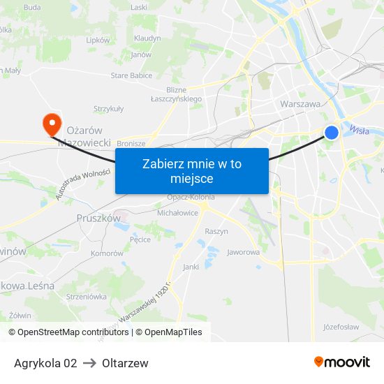 Agrykola 02 to Oltarzew map
