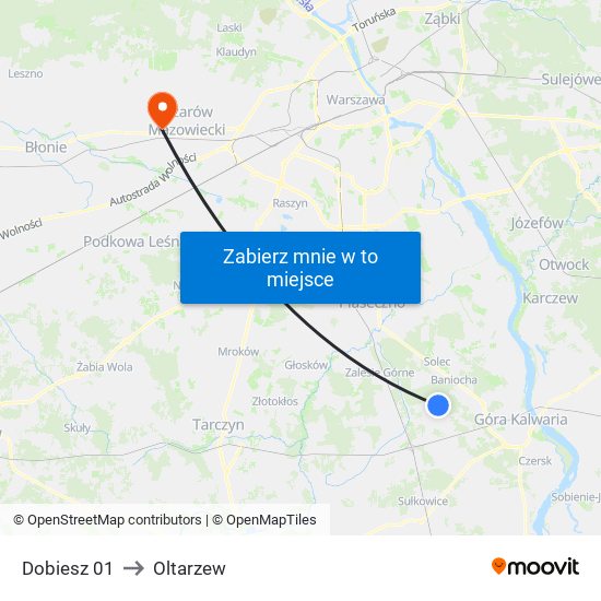 Dobiesz 01 to Oltarzew map