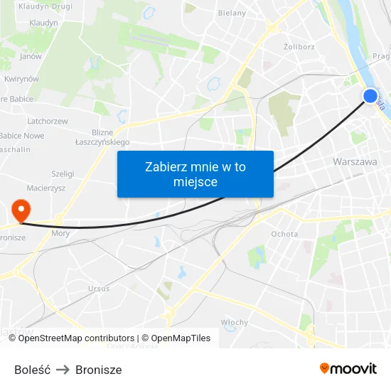 Boleść to Bronisze map