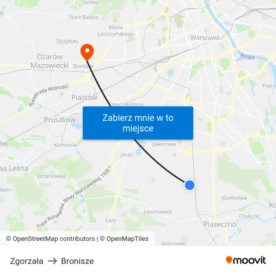 Zgorzała to Bronisze map