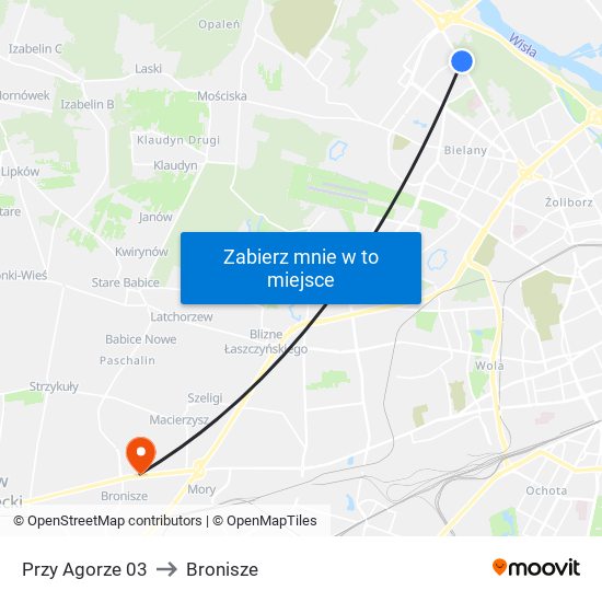 Przy Agorze 03 to Bronisze map