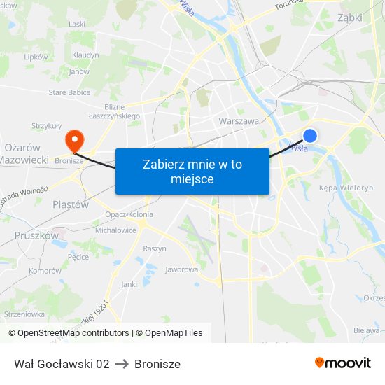 Wał Gocławski 02 to Bronisze map