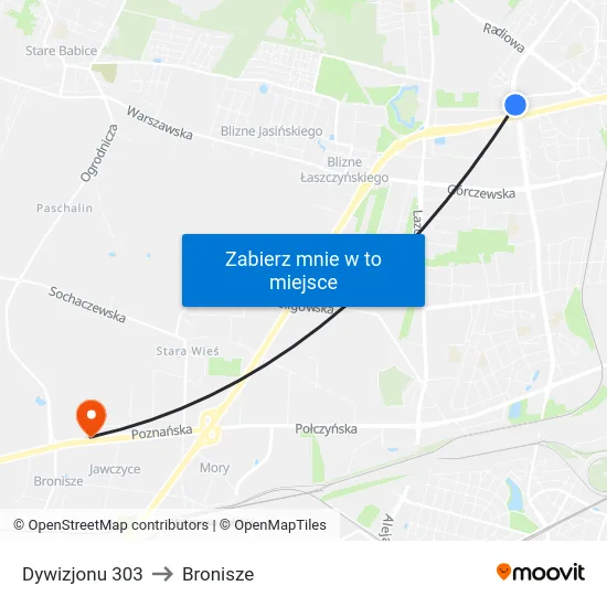 Dywizjonu 303 to Bronisze map