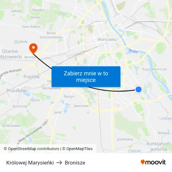 Królowej Marysieńki to Bronisze map