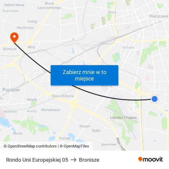 Rondo Unii Europejskiej 05 to Bronisze map