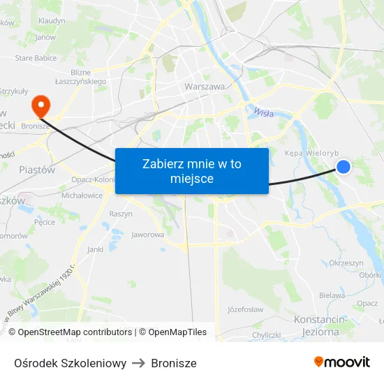 Ośrodek Szkoleniowy to Bronisze map