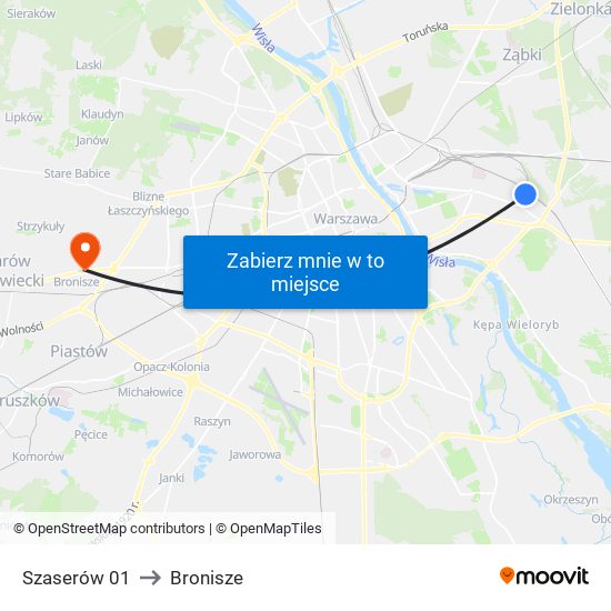 Szaserów 01 to Bronisze map