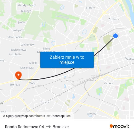 Rondo Radosława 04 to Bronisze map