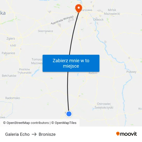Galeria Echo to Bronisze map