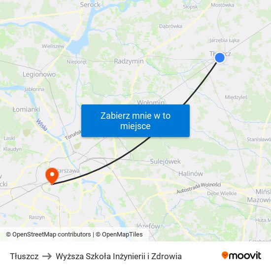 Tłuszcz to Wyższa Szkoła Inżynierii i Zdrowia map