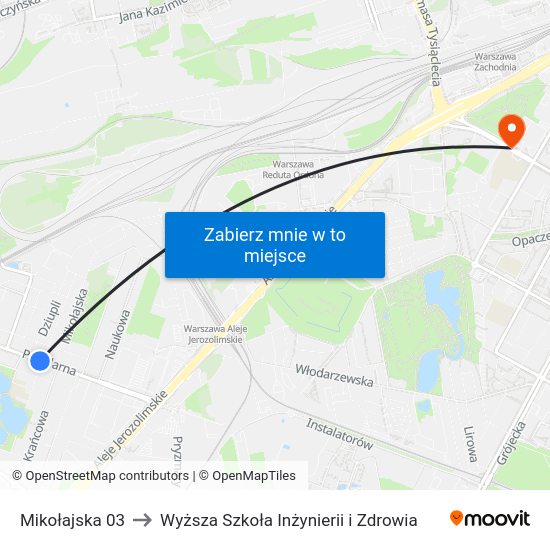 Mikołajska 03 to Wyższa Szkoła Inżynierii i Zdrowia map