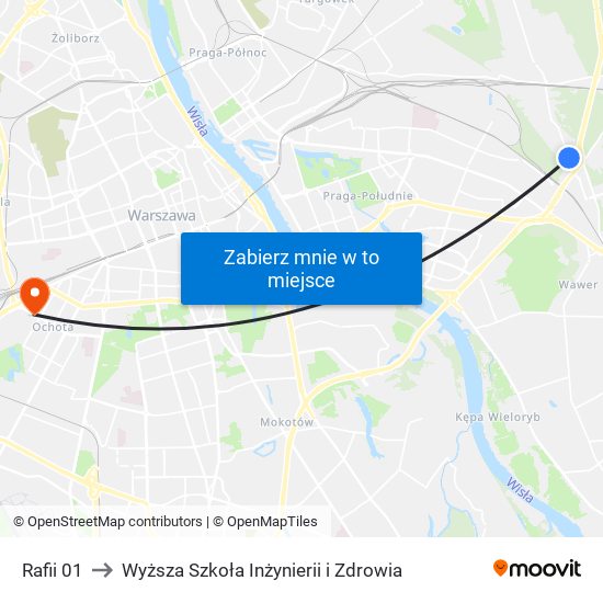 Rafii 01 to Wyższa Szkoła Inżynierii i Zdrowia map