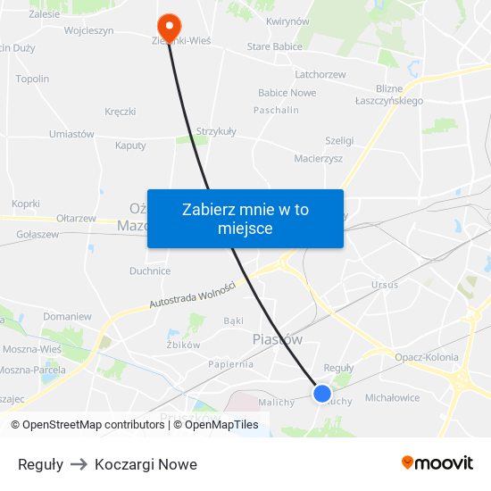 Reguły to Koczargi Nowe map