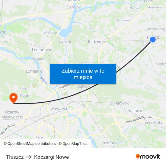 Tłuszcz to Koczargi Nowe map