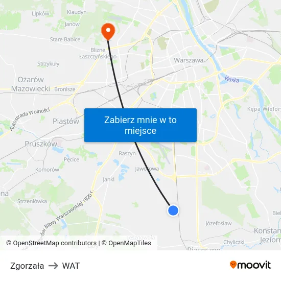Zgorzała to WAT map