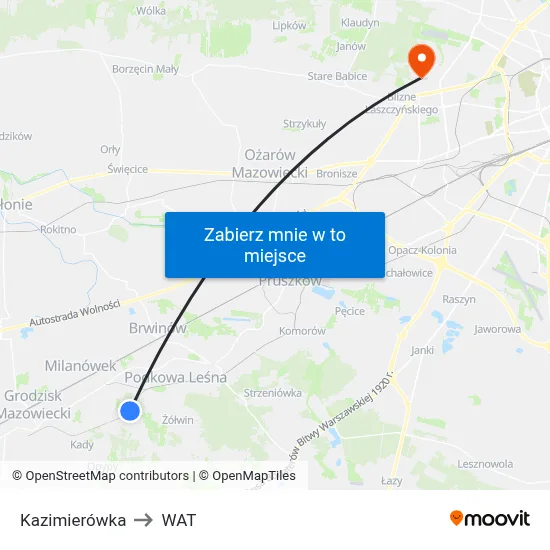 Kazimierówka to WAT map