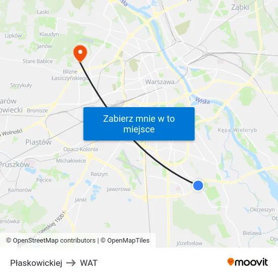 Płaskowickiej to WAT map