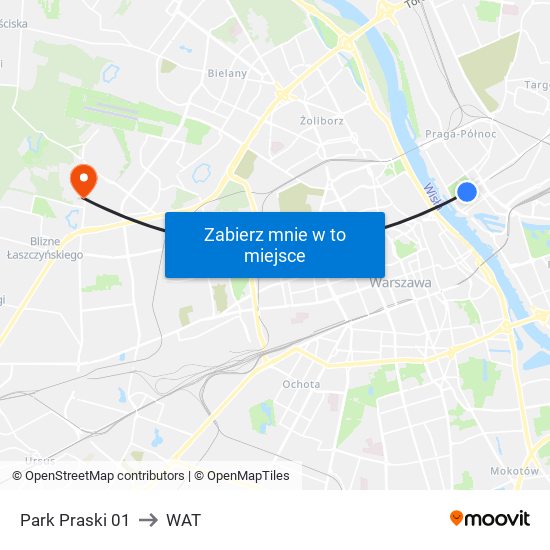 Park Praski 01 to WAT map