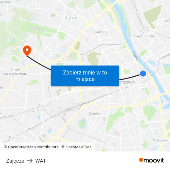 Zajęcza to WAT map