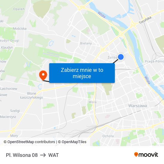 Pl. Wilsona 08 to WAT map