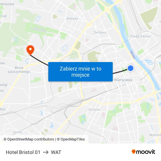 Hotel Bristol 01 to WAT map