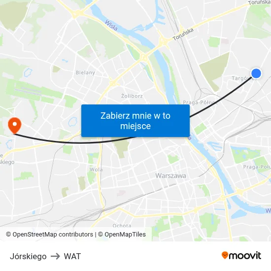 Jórskiego to WAT map