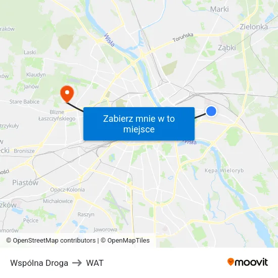 Wspólna Droga to WAT map
