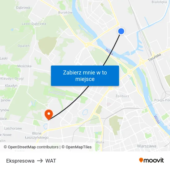 Ekspresowa to WAT map