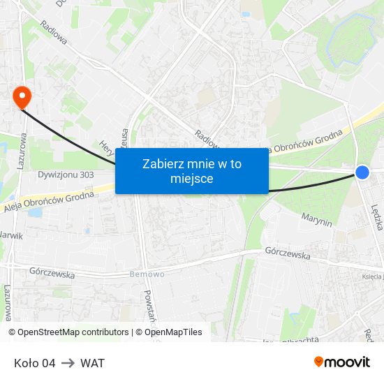 Koło to WAT map