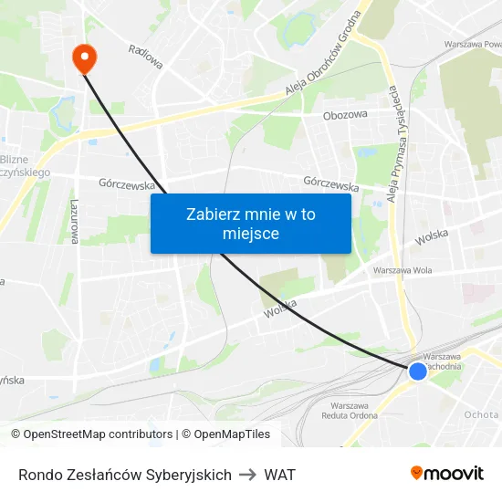 Rondo Zesłańców Syberyjskich to WAT map