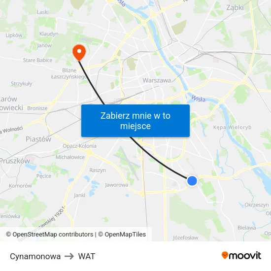 Cynamonowa to WAT map