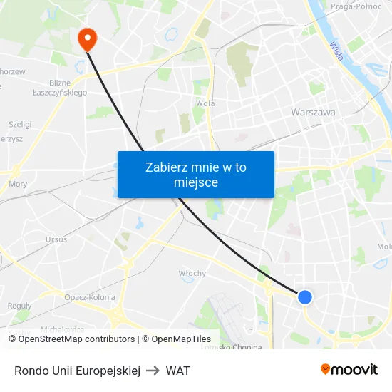 Rondo Unii Europejskiej to WAT map
