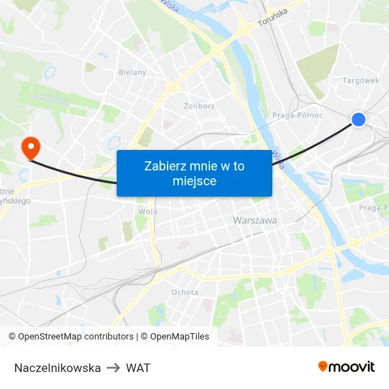 Naczelnikowska to WAT map