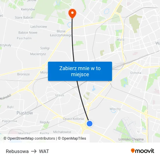 Rebusowa to WAT map