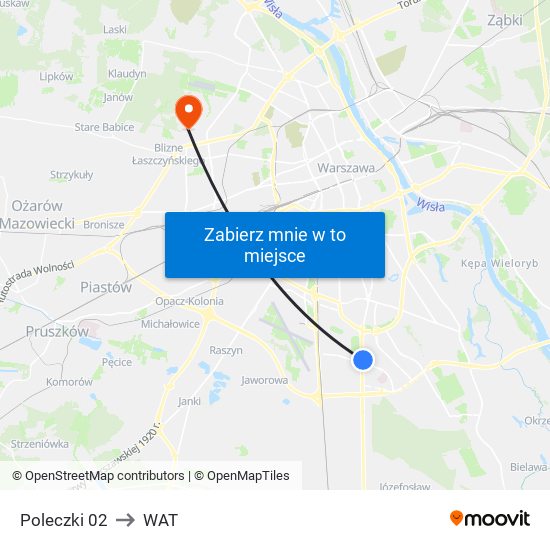 Poleczki to WAT map