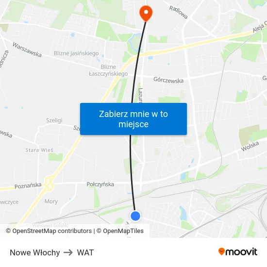 Nowe Włochy to WAT map