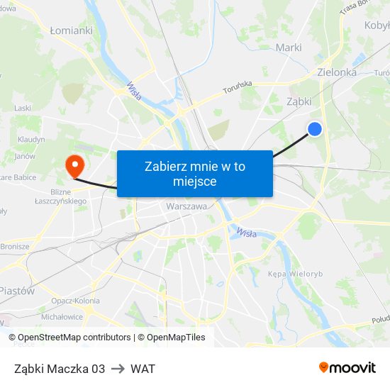 Ząbki Maczka 03 to WAT map