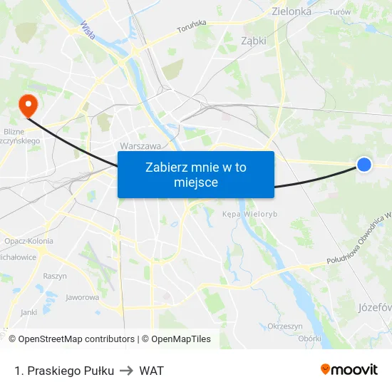 1. Praskiego Pułku to WAT map