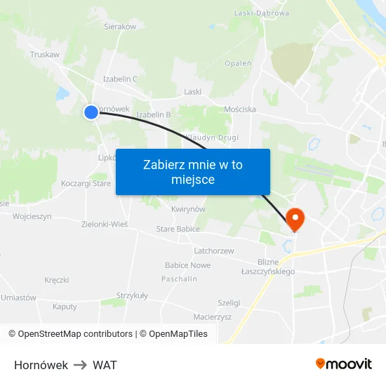 Hornówek to WAT map