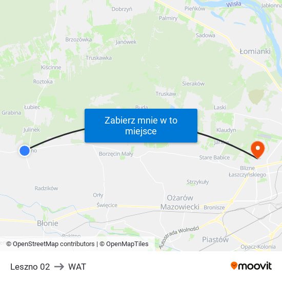 Leszno 02 to WAT map