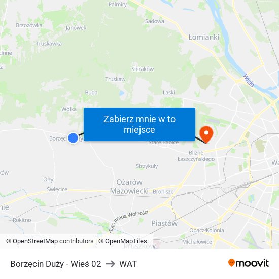 Borzęcin Duży - Wieś 02 to WAT map