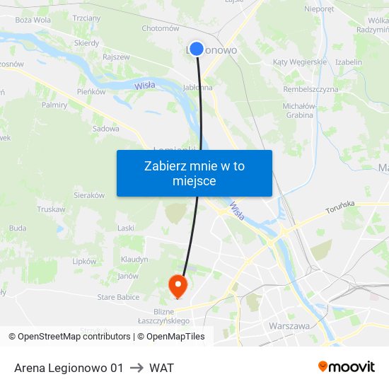 Arena Legionowo 01 to WAT map