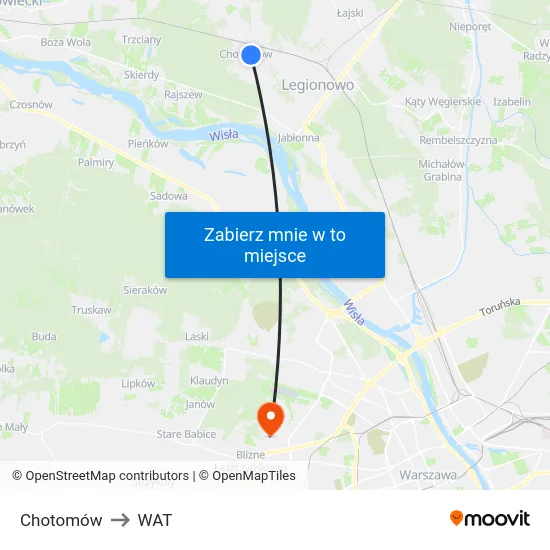 Chotomów to WAT map