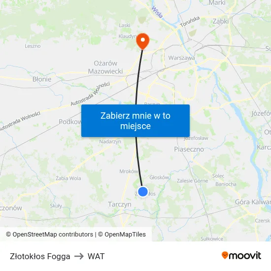 Złotokłos Fogga to WAT map