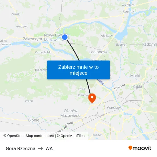 Góra Rzeczna to WAT map