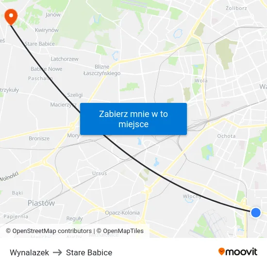 Wynalazek to Stare Babice map