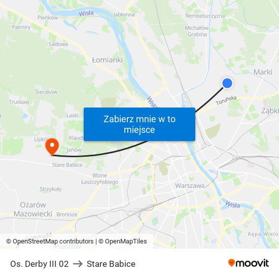 Os. Derby III 02 to Stare Babice map