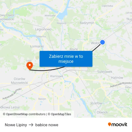 Nowe Lipiny to babice nowe map